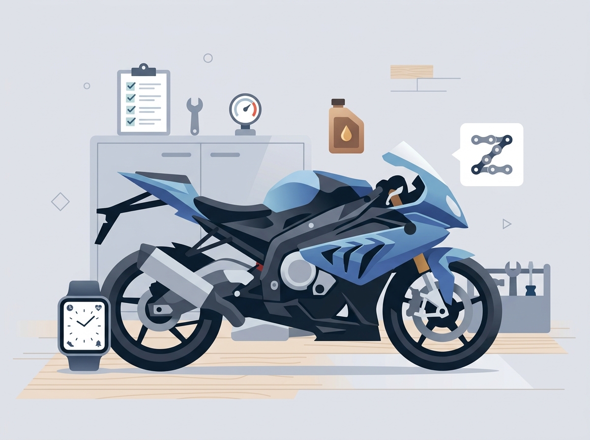RiderOS Smart Garage Illustration